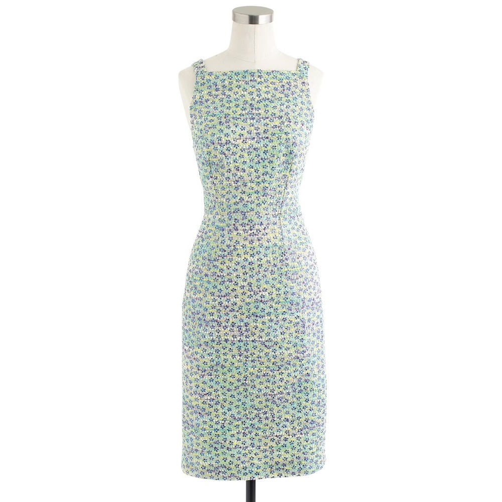 🌷NWT J CREW COLLECTION APRON DRESS ACID DAISY 4
